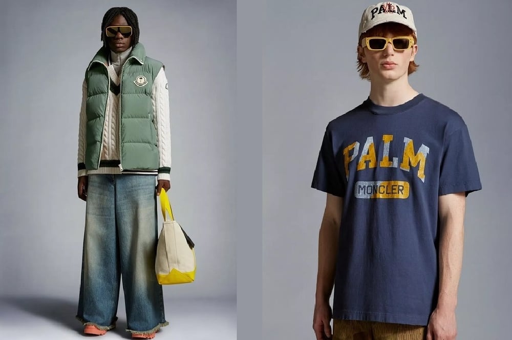 Moncler and Palm Angels unveil 90s-inspired