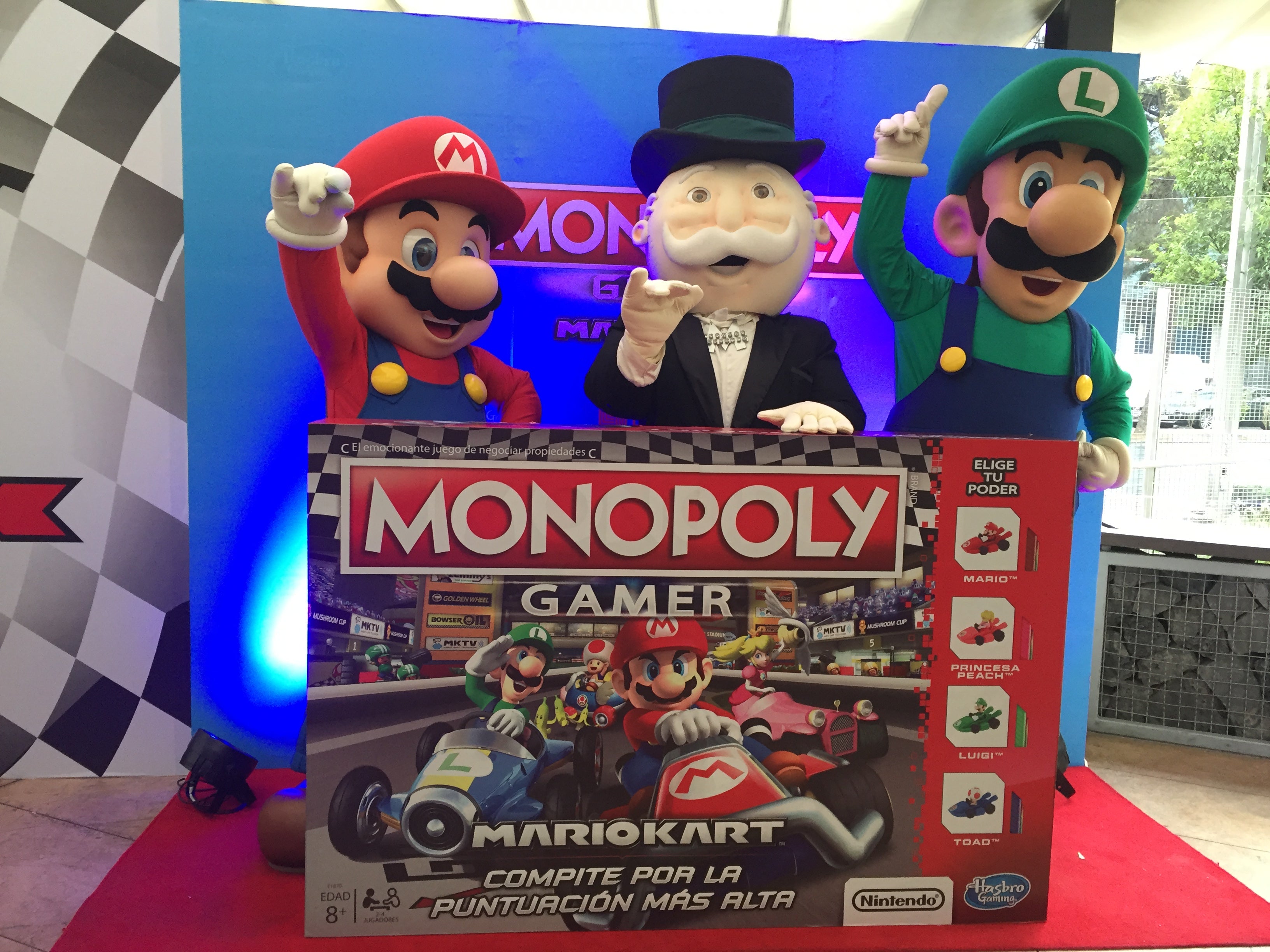 Hasbro - Super Mario - Monopoly edición película Super Mario Bros con token  Bowser, Monopoly