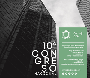 Los Invitamos a asistir a 10° CONGRESO NACIONAL DE INGENIERÍA CIVIL Y ARQUITECTURA LEÓN 2020