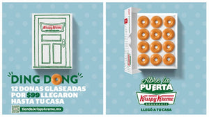 ¡Abre la puerta, Krispy Kreme llegó a tu casa!