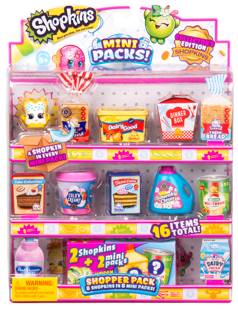 Esta temporada los Shopkins regresan en sus Mini Packs ¡Más increíbles y originales que nunca!