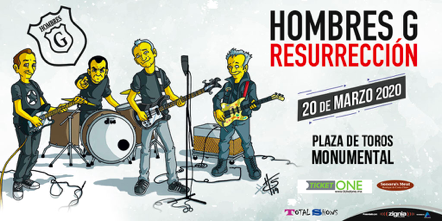 Hombres G hará un recorrido musical entre generaciones el próximo 20 de marzo en la Plaza de Toros Monumental de Aguascalientes con su Tour Resurrección