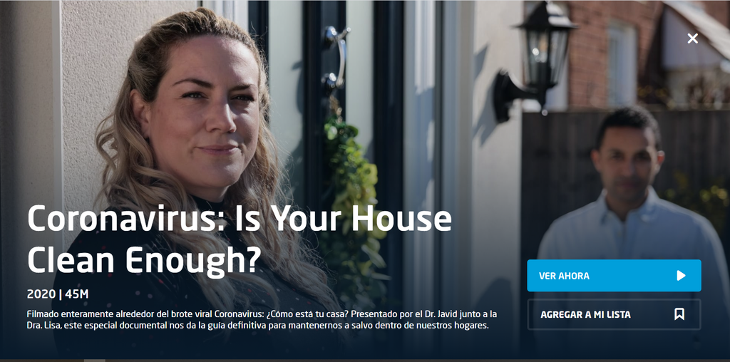 DIRECTV GO PRESENTA NUEVO ESPECIAL: “CORONAVIRUS: ¿ESTÁ TU CASA SUFICIENTEMENTE LIMPIA?”
