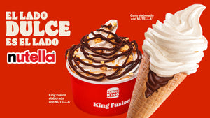 Por fin! Burger King® le da la bienvenida a Nutella® para disfrutar el lado dulce de su menú