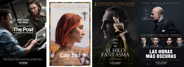 Nominaciones al Oscar 2018 Universal Pictures