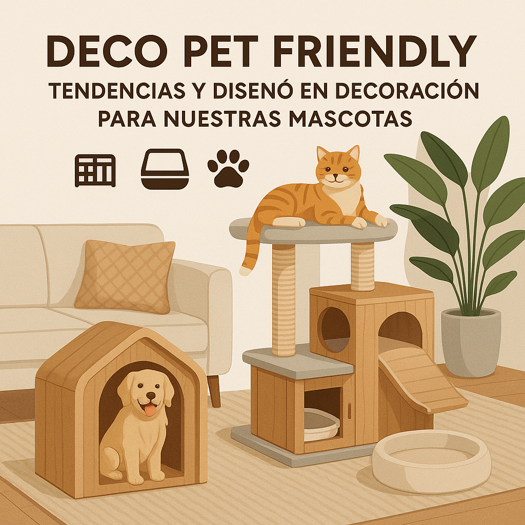 DECO PET FRIENDLY: TENDENCIAS Y DISEÑO EN DECORACIÓN PARA NUESTRAS MASCOTAS