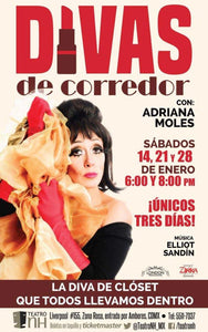 Boletos Gratis para Divas de Corredor, el espectáculo teatral