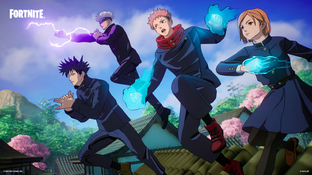 Rompe la maldición de Fortnite con misiones de Jujutsu Kaisen