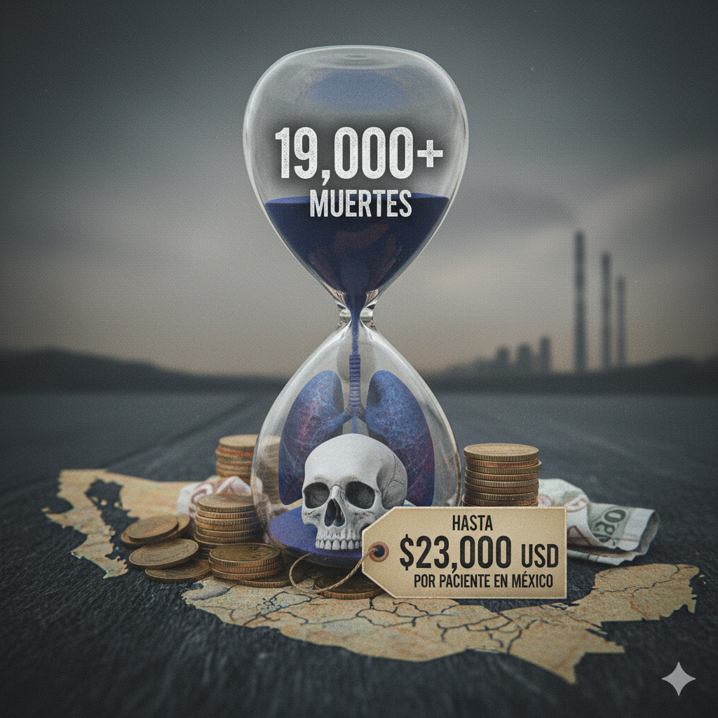 La EPOC ocasiona más de 19 mil muertes al año y hasta $23 mil USD por paciente en México