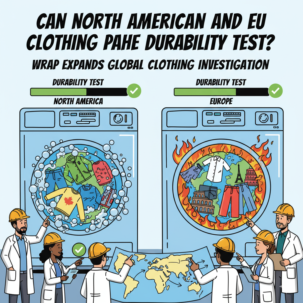 Can North American and EU clothing pass the durability test? WRAP expands global clothing investigation