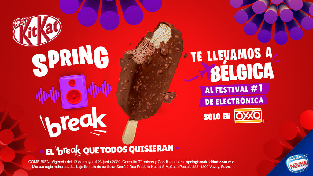 LA PALETA KITKAT DE HELADOS NESTLÉ TE LLEVA A BÉLGICA AL MEJOR FESTIVAL DE MÚSICA ELECTRÓNICA