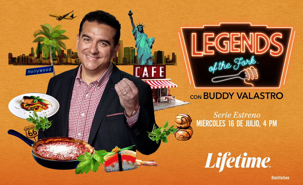 EL CHEF BUDDY VALASTRO REGRESA A LIFETIME CON&nbsp; “LEGENDS OF THE FORK”, UN SABROSO VIAJE CULINARIO