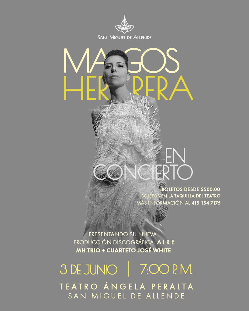La cantante y compositora mexicana de Jazz MAGOS HERRERA llega a San Miguel de Allende