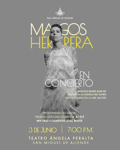 La cantante y compositora mexicana de Jazz MAGOS HERRERA llega a San Miguel de Allende
