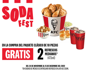 Soda Fest llega a KFC con la mejor promoción del año