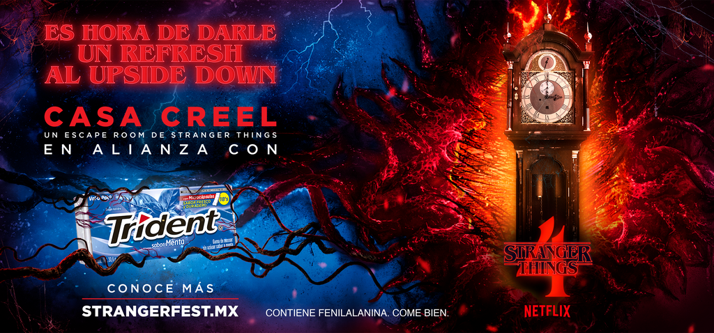 Trident® refresca el Upside Down