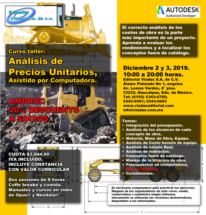 Curso Taller: Análisis de Precios Unitarios