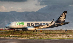 EL AVIÓN RAIDERS DE VIVA AEROBUS REALIZA SU PRIMER VUELO