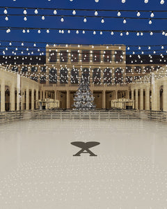 Ami instala una pista de hielo en París para las fiestas