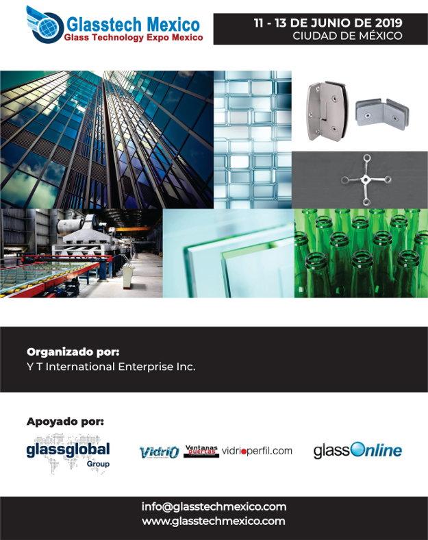 Visitenos en Glasstech Mexico 2019