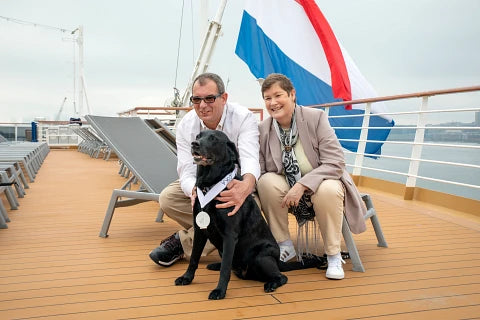 Service Dog Sails into Elite Status; More than 700 Cruise Days with Holland America Line