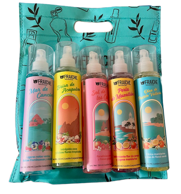 Trivia: ¡Gana la Nueva Colección de Body Mists Fraiche Inspirada en Playas Mexicanas!