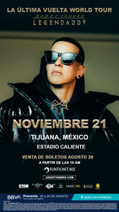 Daddy Yankee anuncia nueva fecha Su espectacular gira mundial “La Última Vuelta” llegará a la ciudad de Tijuana