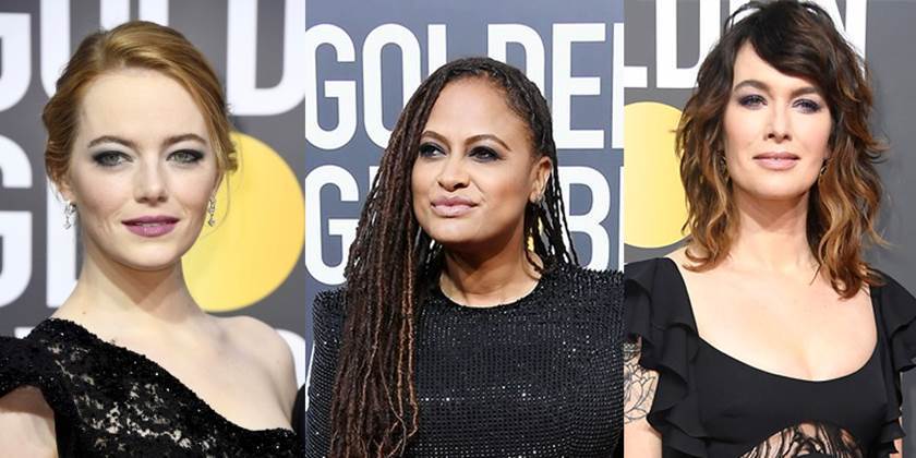 Emma Stone, Lena Headey y Ava DuVernay, utilizarón NARS en los Golden Globe Awards 2018