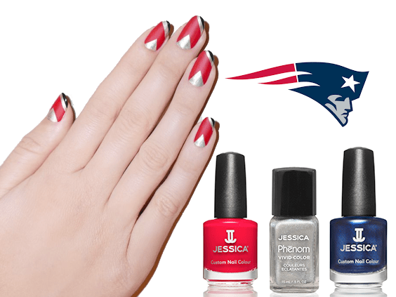 Super Bowl Nail Art