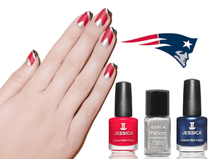 Super Bowl Nail Art