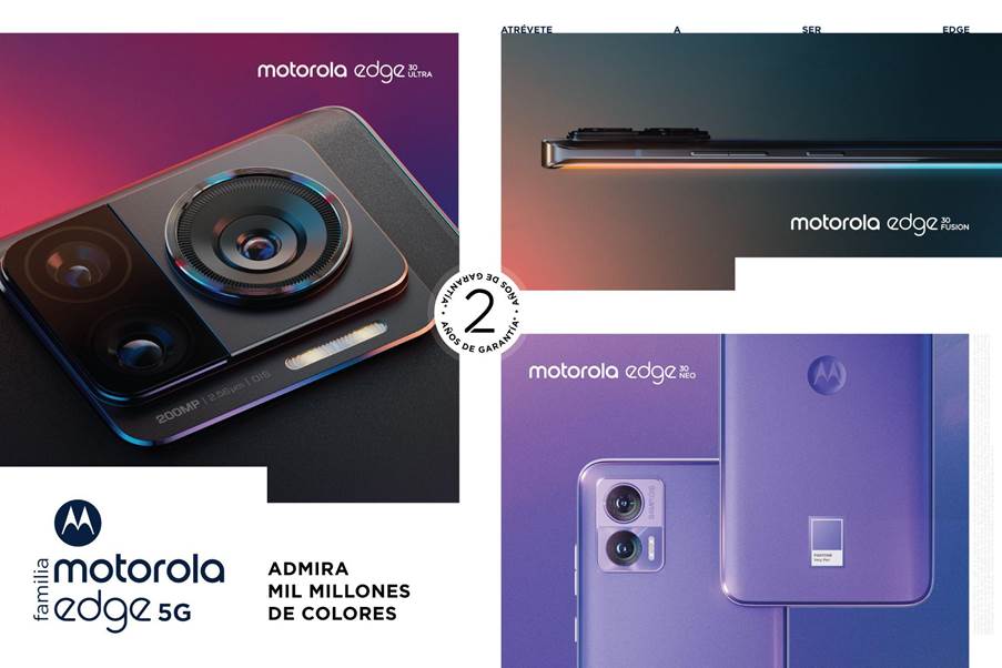 Motorola levanta su apuesta en el segmento premium en México con el lanzamiento de los nuevos motorola edge: #AtréveteASerEdge