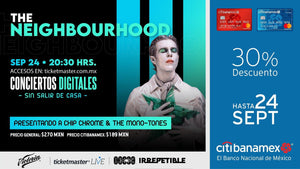 The Neighbourhood dará un concierto vía streaming IRREPETIBLE