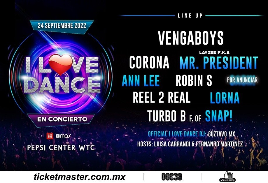 I LOVE DANCE Toda la energía de la música dance está de regreso