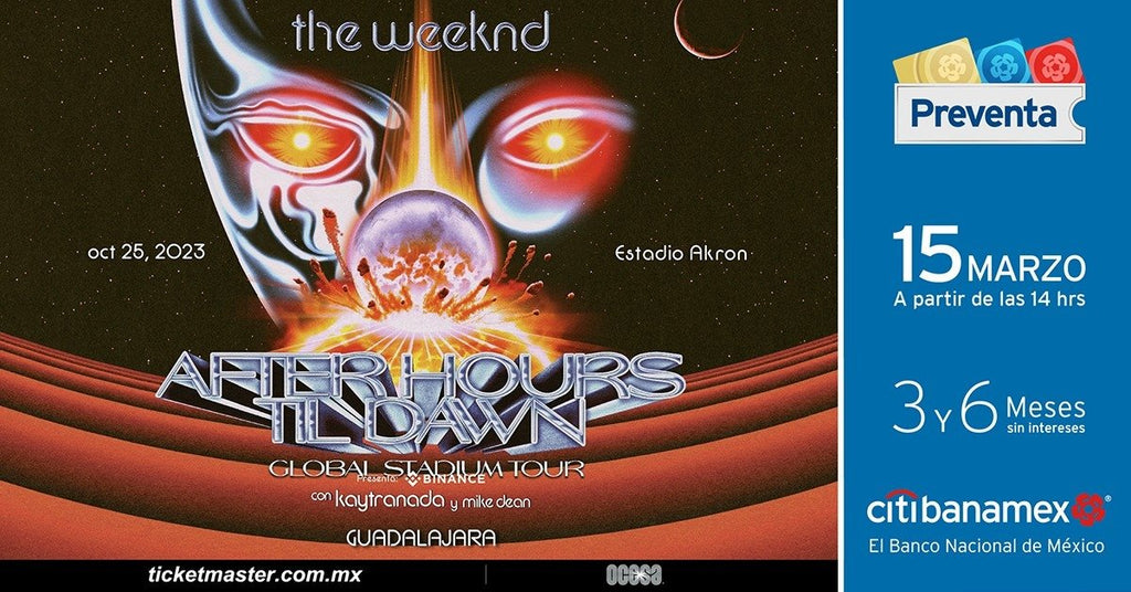 The Weeknd complace al público con nuevas fechas en México