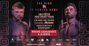 Nuevas localidades disponibles para el esperado combate de Canelo vs John Ryder