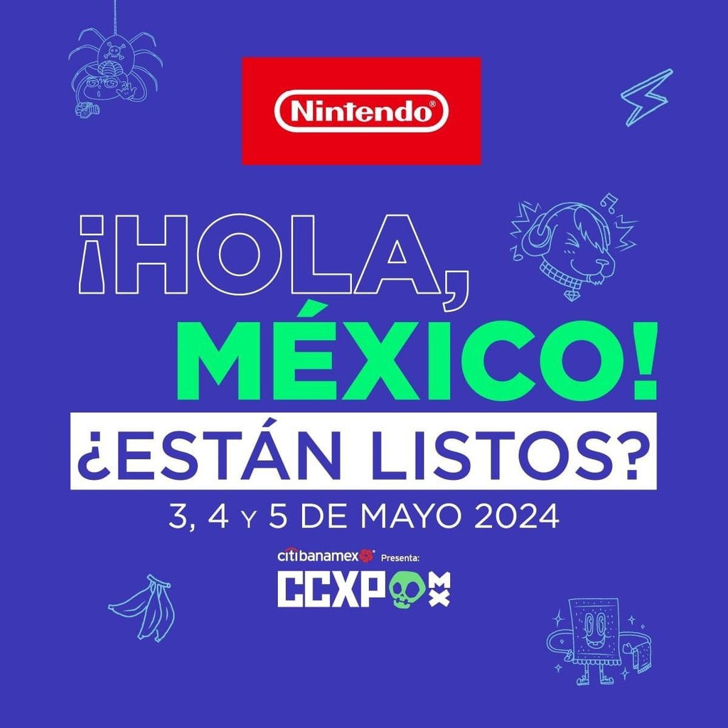 Nintendo anuncia su participación en CCXP México