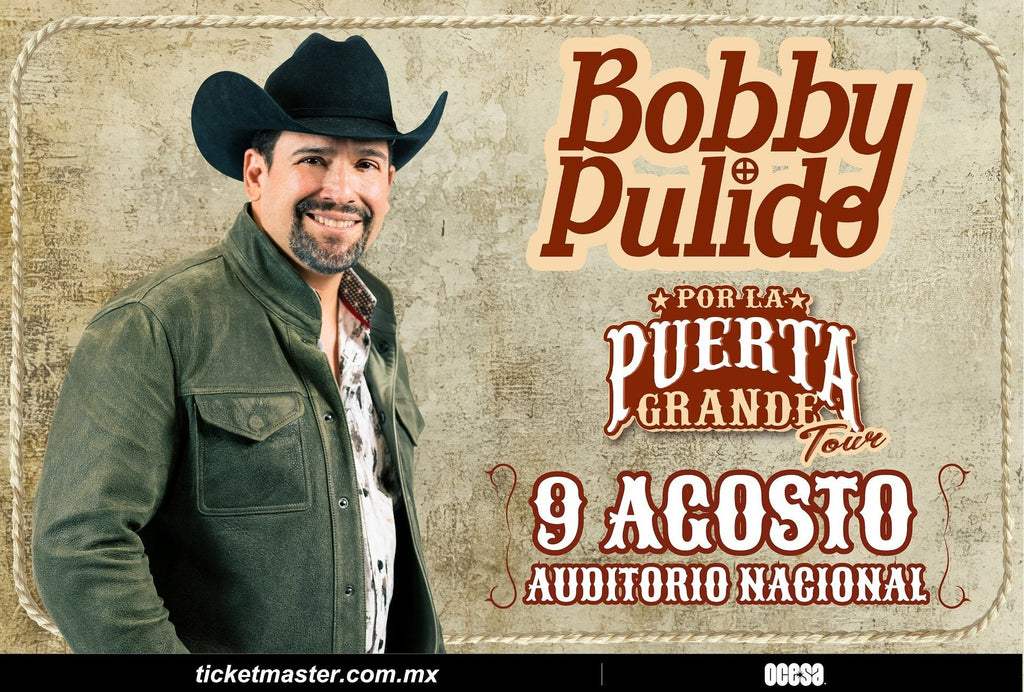 Desvélate con Bobby Pulido “Por la puerta grande”, la gira del adiós