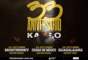 Kase.O celebrará 33 años de trayectoria con gira por México