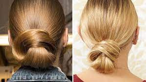Twisted Bun Christmas Hairstyle