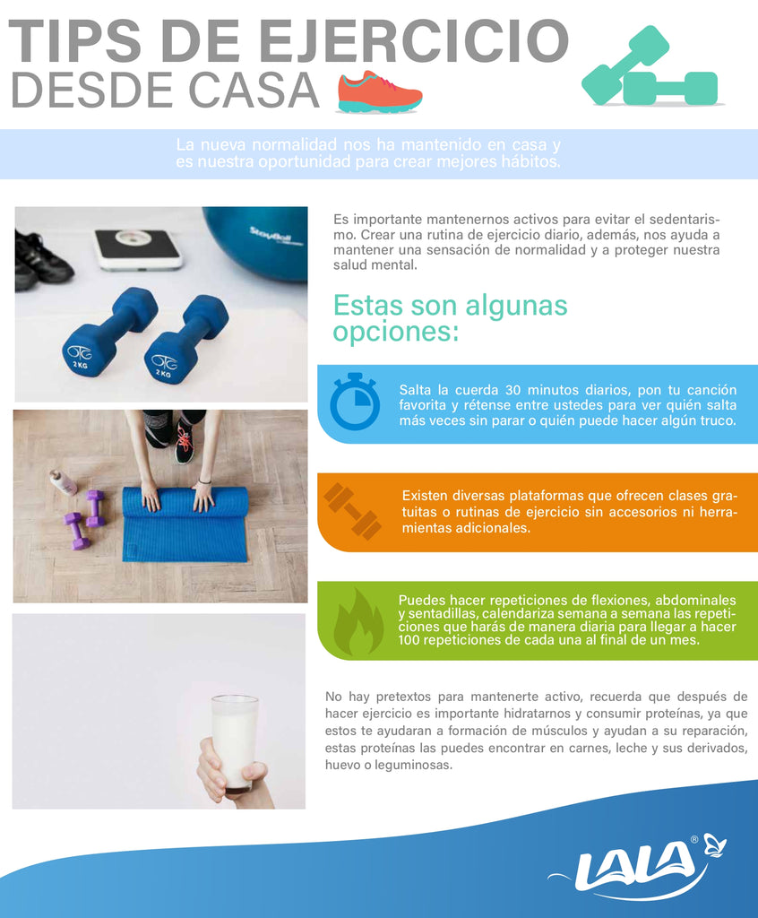 Tips de ejercicio en casa