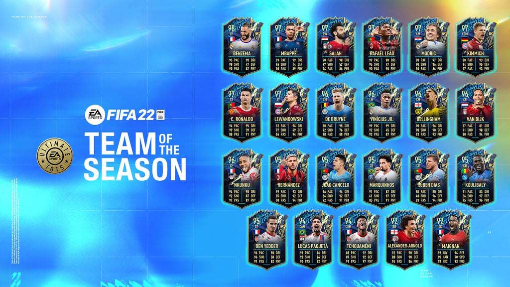 EA SPORTS FIFA 22 Anuncia el Equipo de la Temporada (TOTS) Ultimate