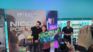 Nicola Porcella presenta su colección de perfumes en un emotivo encuentro con su 1%