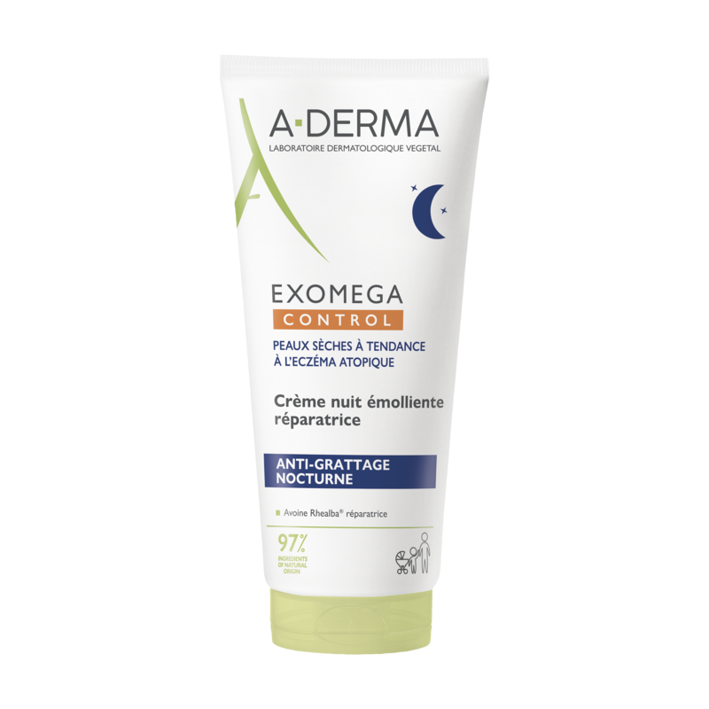 A-Derma lanza Exomega Control de Noche, ideal para pieles atópicas de toda la familia