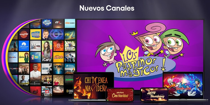 PLUTO TV ESTRENA DIEZ CANALES EN SU PLATAFORMA