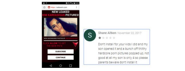 Porno en apps infantiles de Google Play