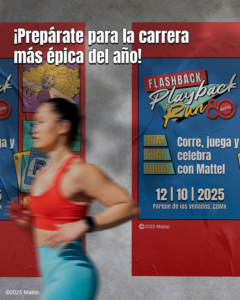 ¡La nostalgia está en marcha! “Mattel: Flashback Playback Run CDMX 2025” celebra el 80° aniversario de Mattel con una carrera