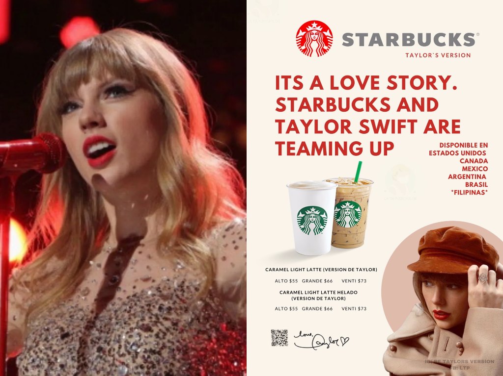 Los amantes de Starbucks y los Swiftiesse unen para celebrar