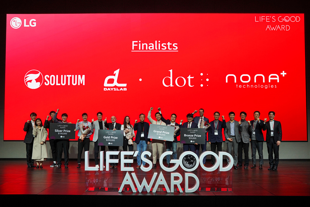 LG ANUNCIÓ A LOS GANADORES DEL PREMIO LIFE'S GOOD PARA UN FUTURO MEJOR