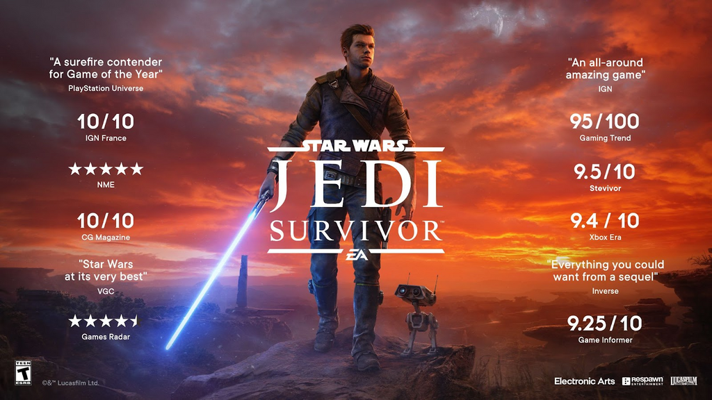 Star Wars Jedi: Survivor Disponible ahora en PlayStation 5, Xbox Series X|S y PC