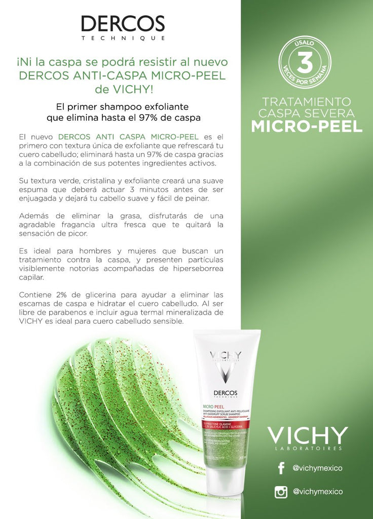 DERCOS ANTI-CASPA MICRO-PEEL de VICHY